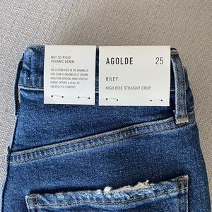 NEW/Never Worn Agolde Riley Straight Leg In size 25